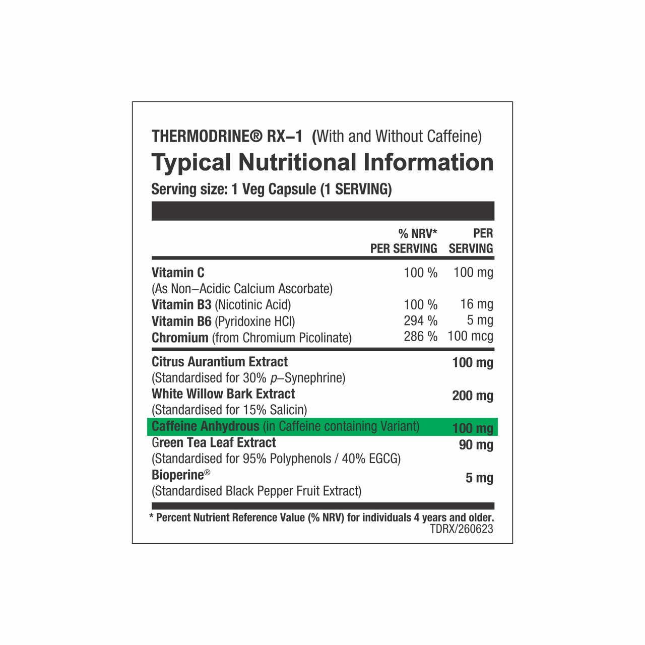 Thermodrine® Rx-1